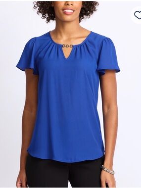 FORTUNE + IVY
Wallingford Keyhole Blouse M